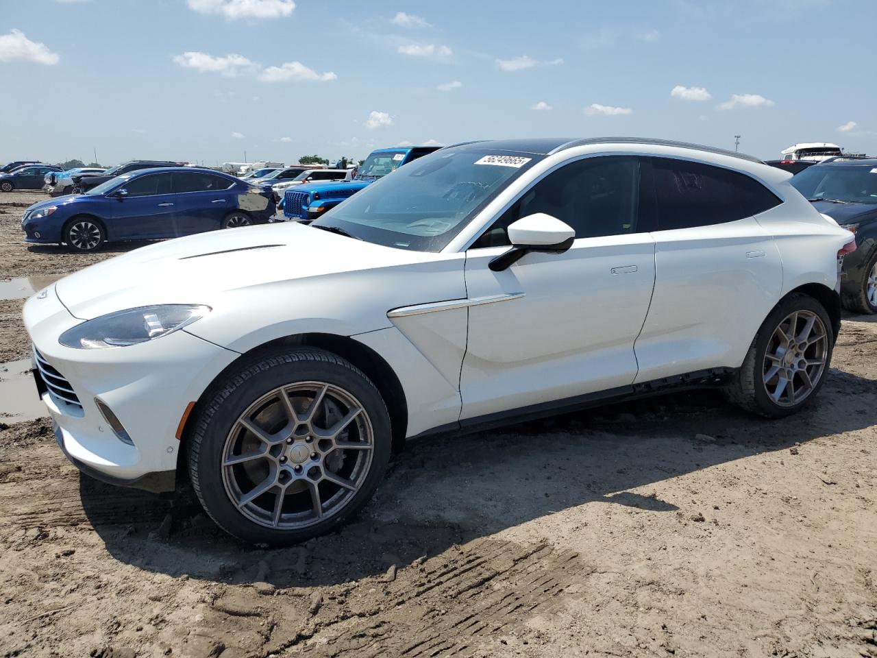 2021 Aston Martin DBX, VIN SCFVUJAW8MTV02781 — Rear end