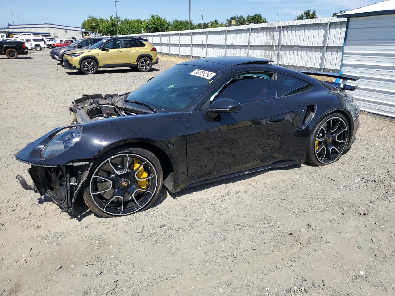 2022 Porsche 911 Turbo S, VIN WP0AD2A91NS255804 — Prior damage history