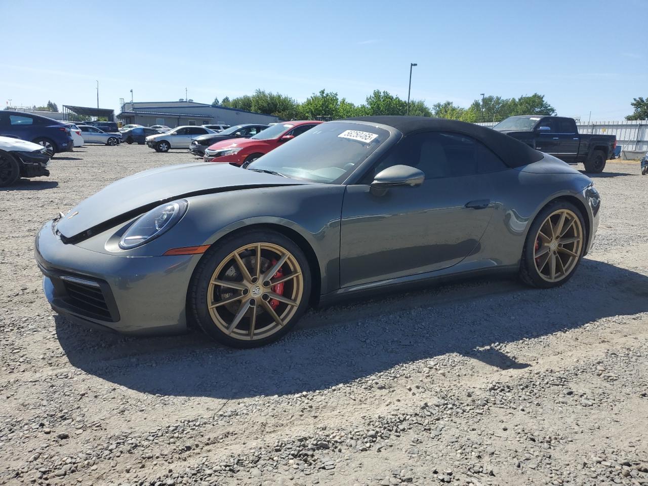 2020 Porsche 911 Carrera S, VIN WP0CB2A90LS264408 — Prior damage history