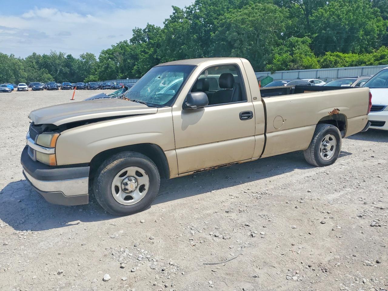 2004 Chevrolet Silverado 1500 Work Truck, VIN 1GCEC14X54Z216227 — Vandalism