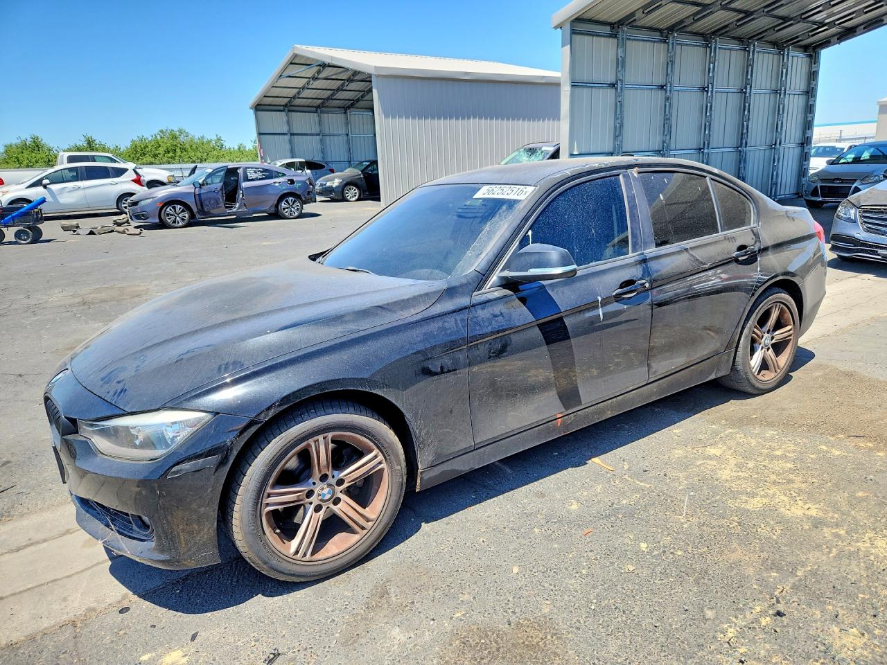 2012 BMW 3 Series 328i, VIN WBA3C1C51CF431883 — Ранее повреждён