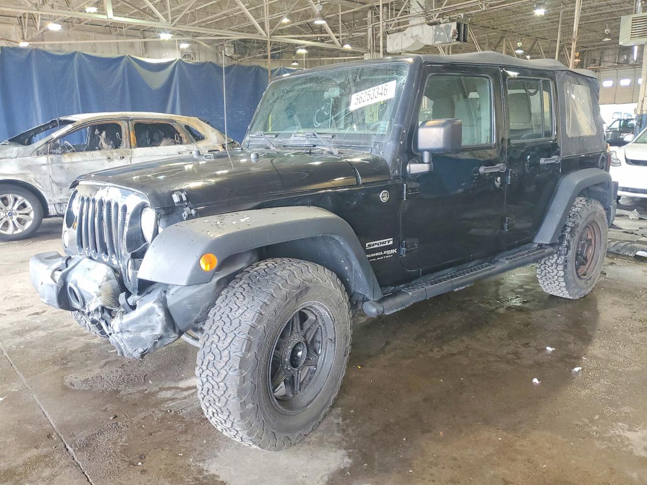 2018 Jeep Wrangler Unlimited Sport S, VIN 1C4BJWDG9JL848846 — Front end