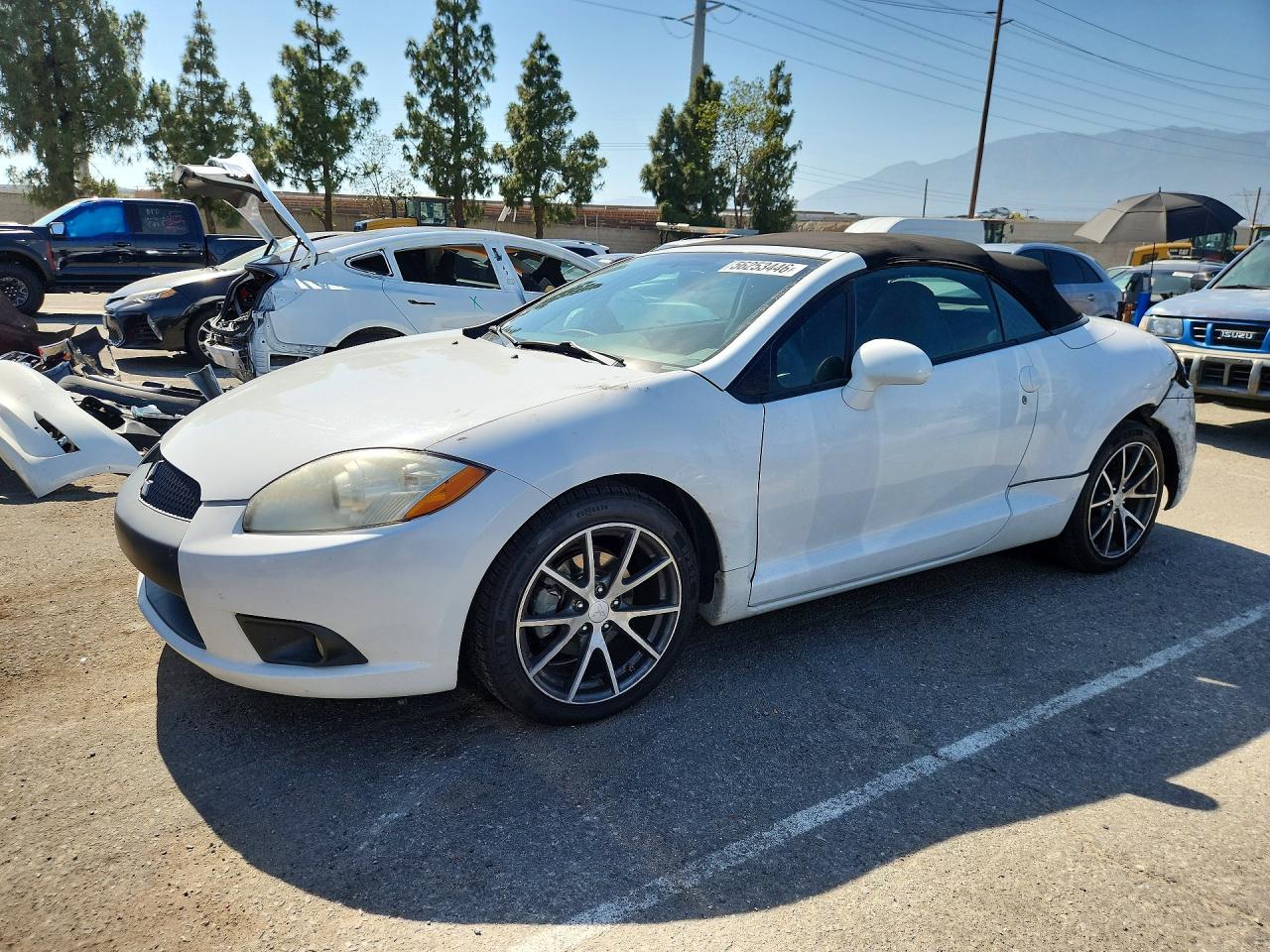 2012 Mitsubishi Eclipse GS Sport, VIN 4A37L5EF8CE001465 — Rear end