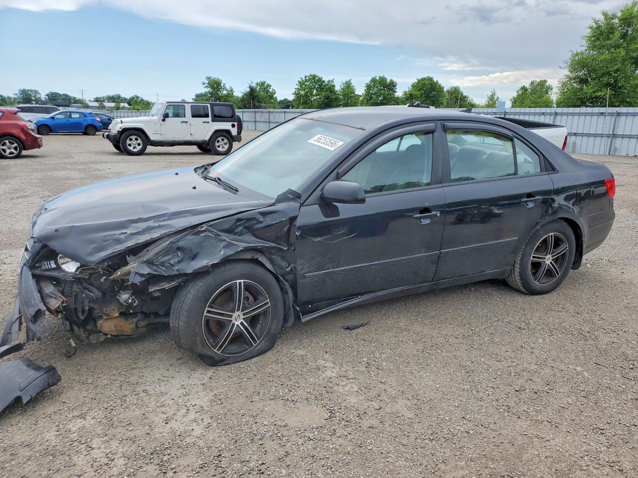 2009 Hyundai Sonata GLS, VIN 5NPET46C89H556403 — Днище