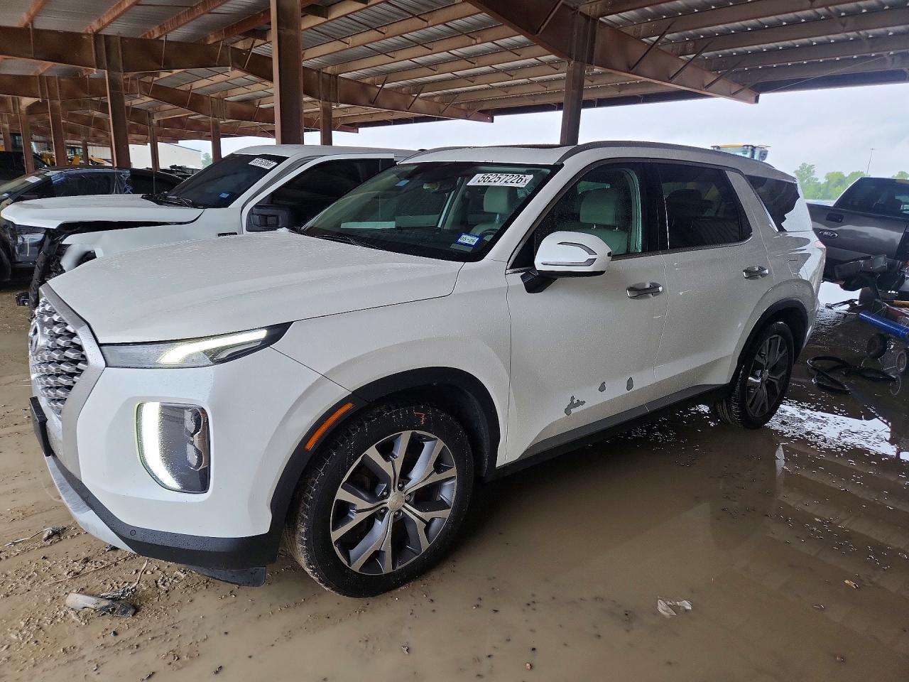 2021 Hyundai Palisade SEL, VIN KM8R44HE4MU312674 — Water / flood
