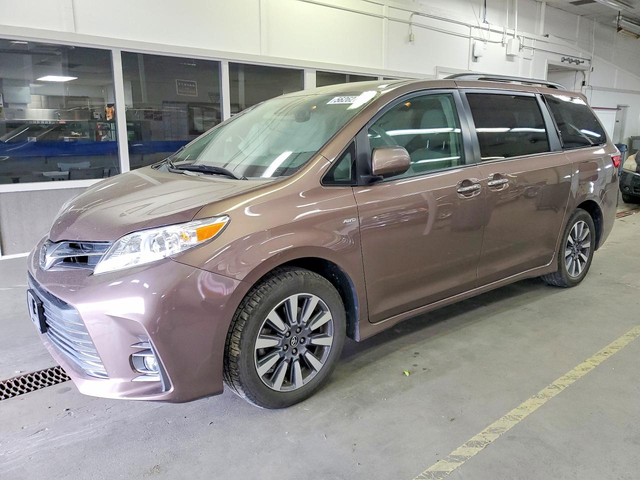 2018 Toyota Sienna XLE, VIN 5TDDZ3DC9JS196287 — Rear end