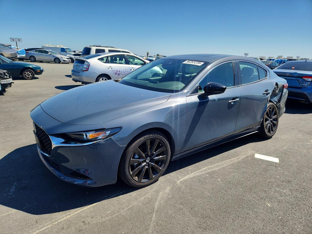 2022 Mazda 3 Preferred, VIN 3MZBPACL2NM316453 — Rear end