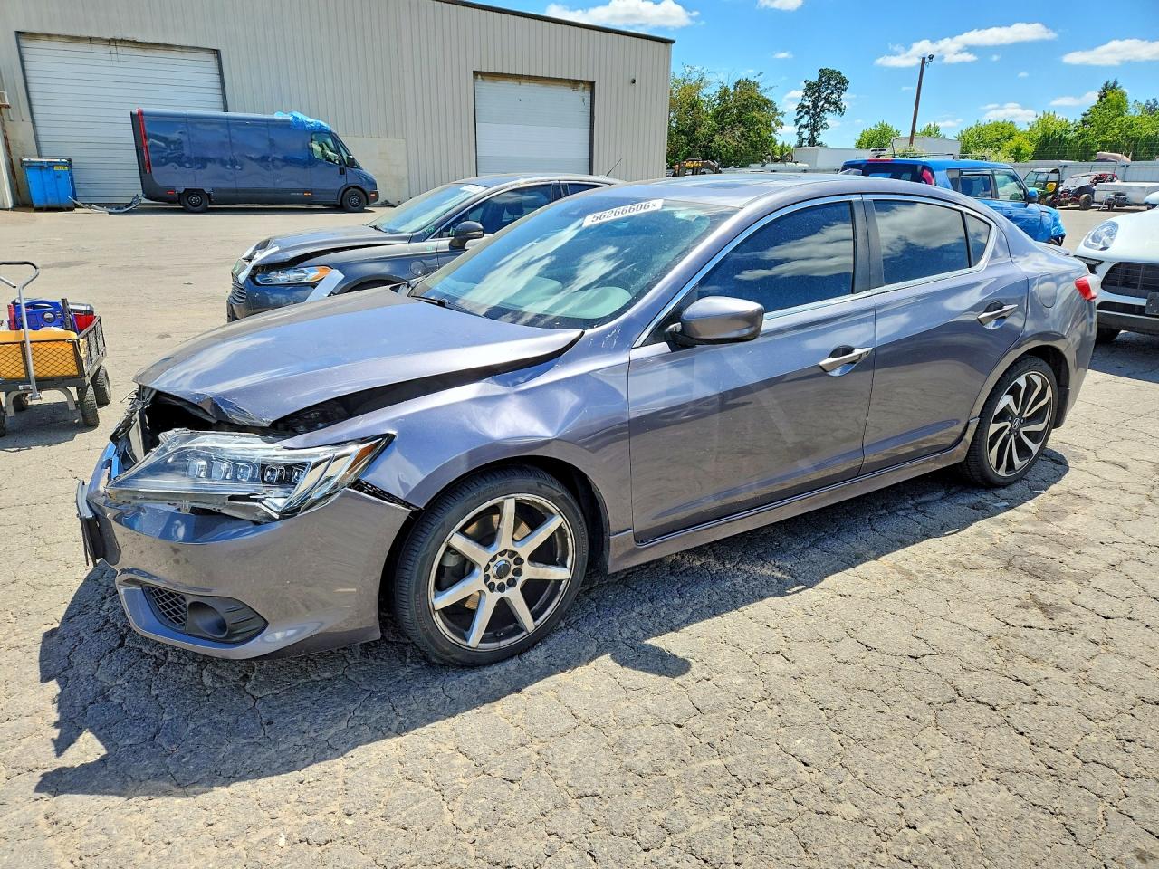 2017 Acura ILX Premium, VIN 19UDE2F88HA001383 — Front end