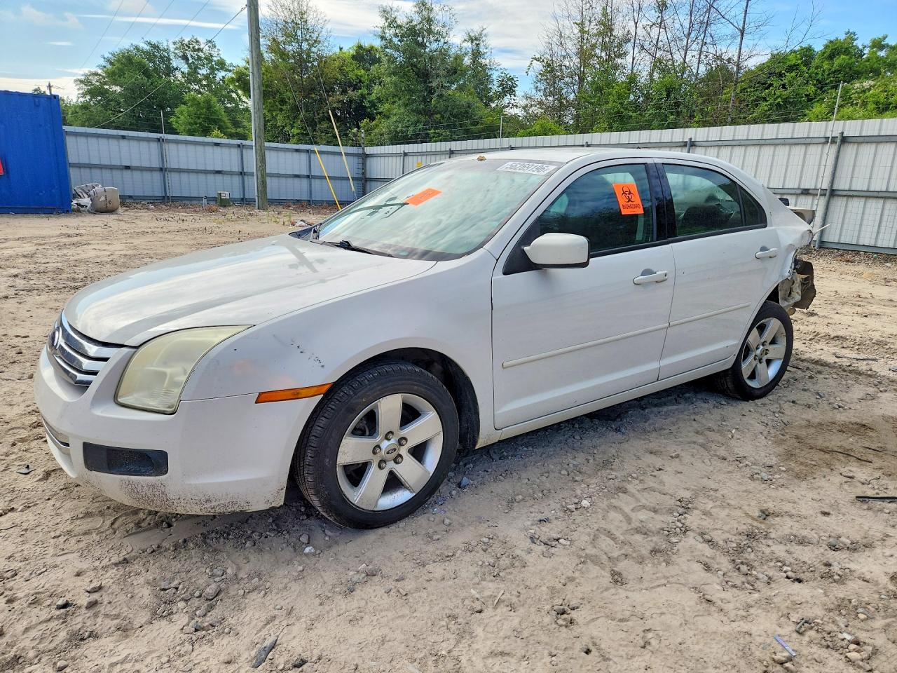 2008 Ford Fusion SE, VIN 3FAHP07128R239287 — Rear end