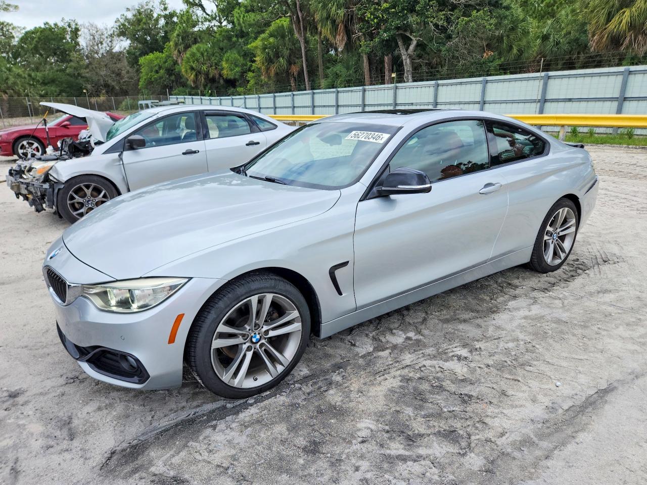 2015 BMW 4 Series 428i, VIN WBA3N3C59FK232615 — Rear end