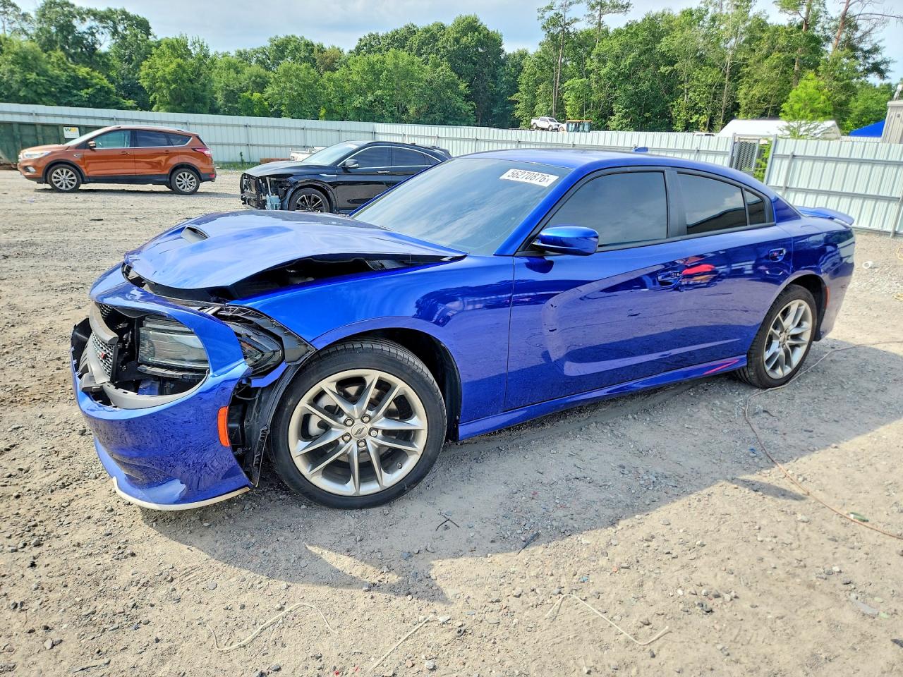 2022 Dodge Charger GT, VIN 2C3CDXMG0NH150683 — Front end