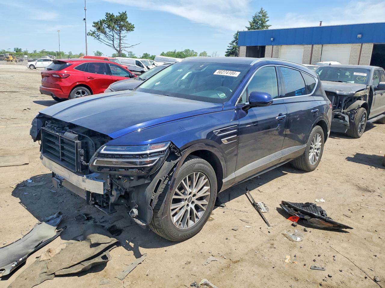 2024 Genesis GV80, VIN KMUHBDSB2RU173122 — Vandalism