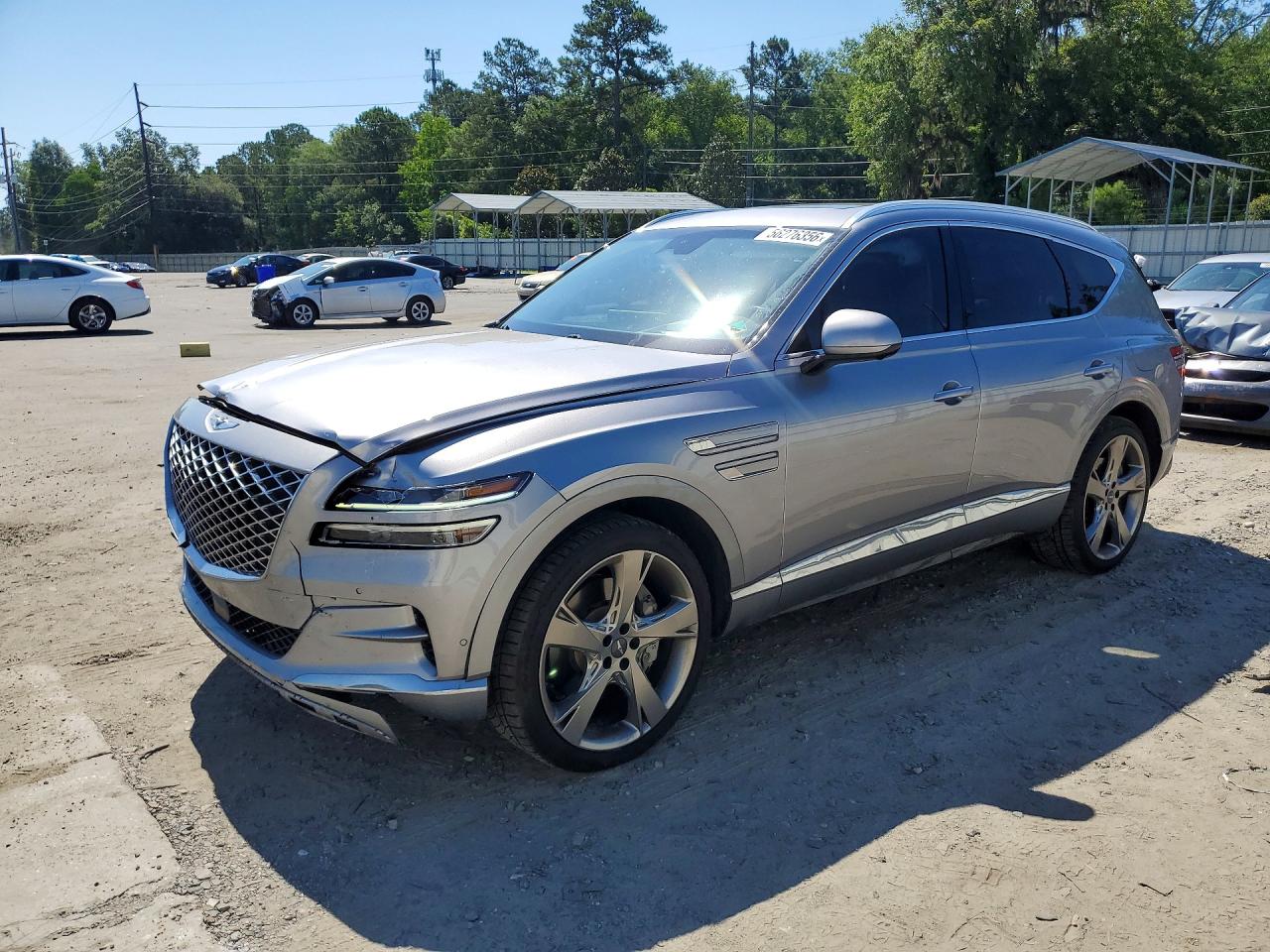 2023 Genesis GV80, VIN KMUHBDSB1PU118075 — Front end
