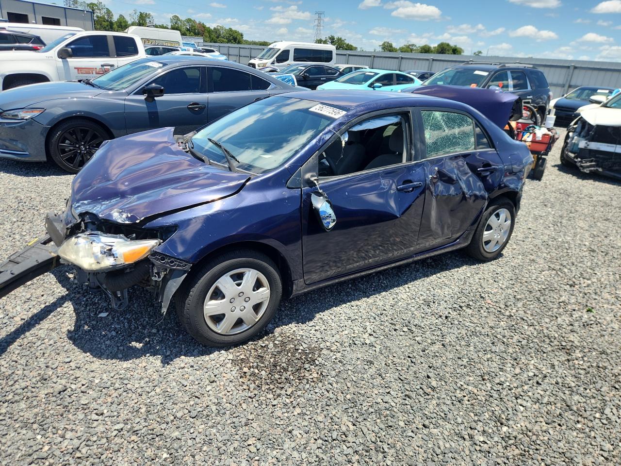 2011 Toyota Corolla LE, VIN JTDBU4EE4BJ099251 — Rear end