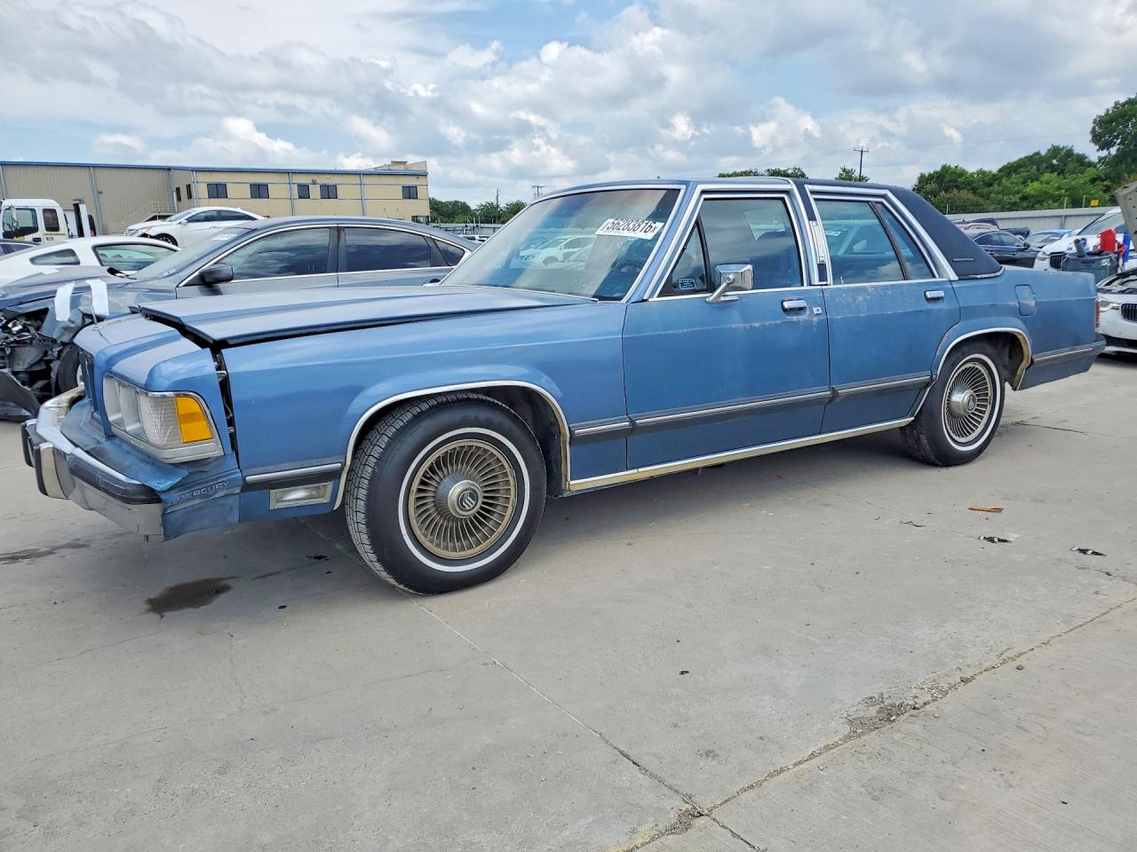 1988 Mercury Grand Marquis, VIN 2MEBM75F6JX603796 — Перед