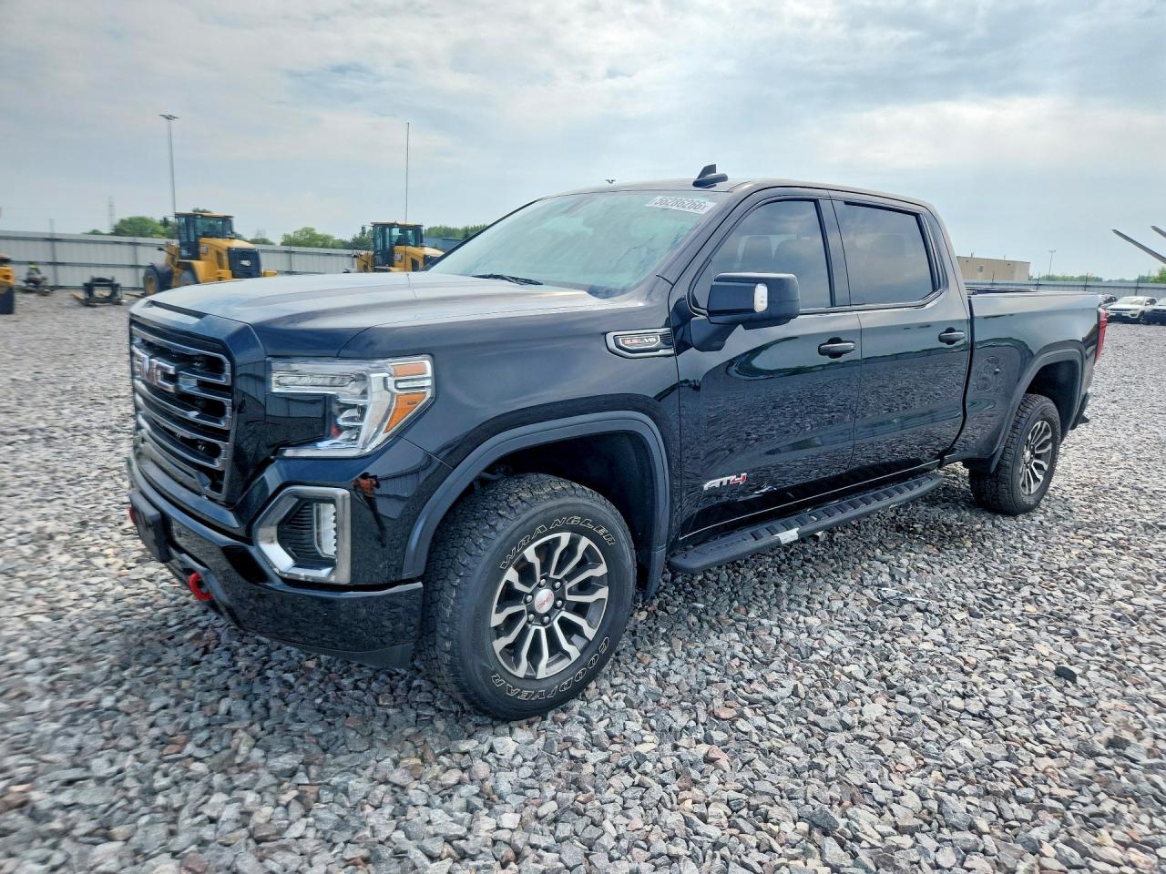 2021 GMC Sierra 1500 AT4, VIN 1GTP9EEL9MZ189575 — Frame damage