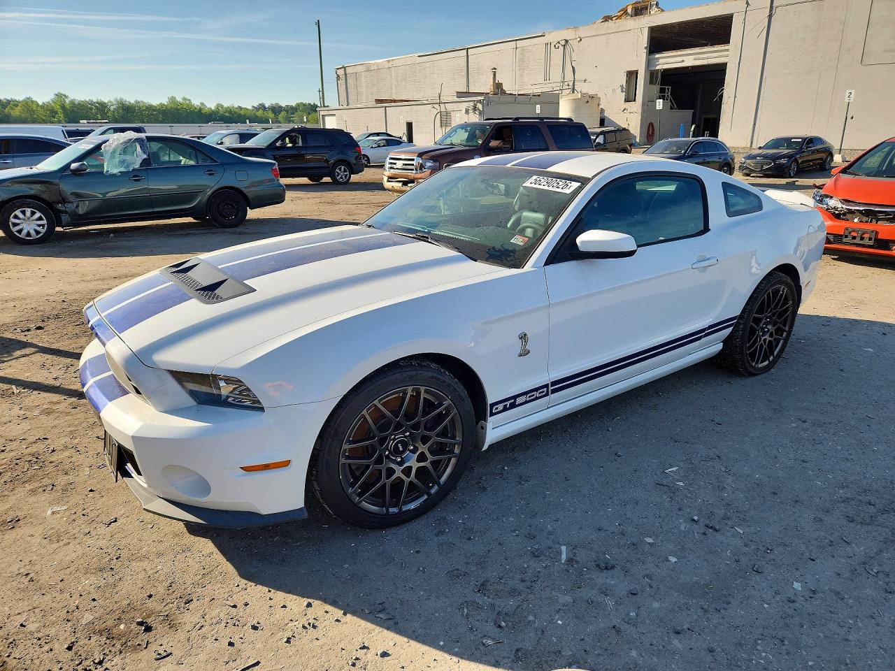 2014 Ford Mustang Shelby GT500, VIN 1ZVBP8JZ1E5258518 — Minor dents and scratches