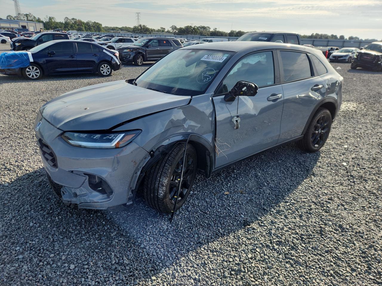 2024 Honda HR-V Sport, VIN 3CZRZ1H55RM700443 — Rollover