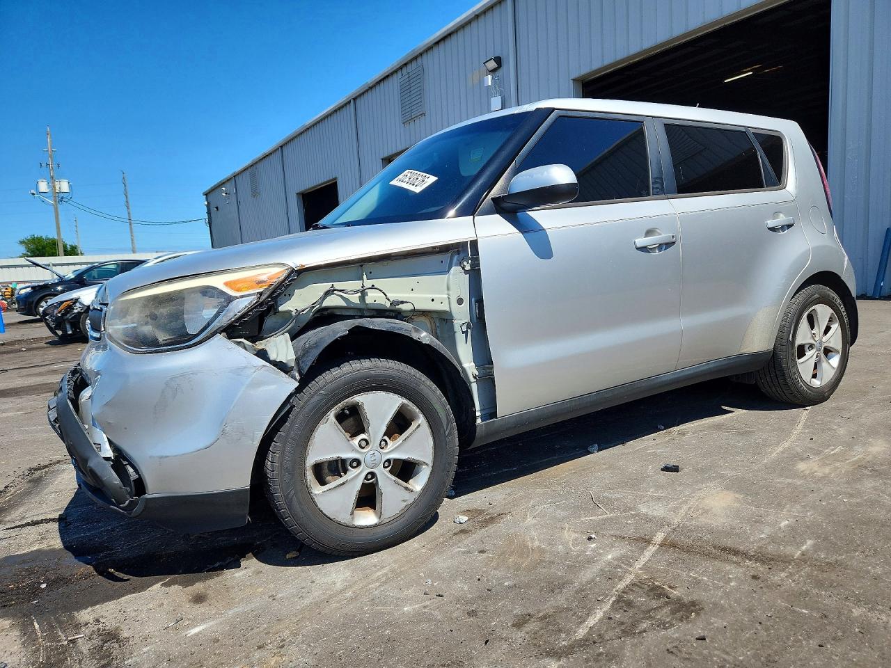 2015 Kia Soul, VIN KNDJN2A26F7803459 — Front end