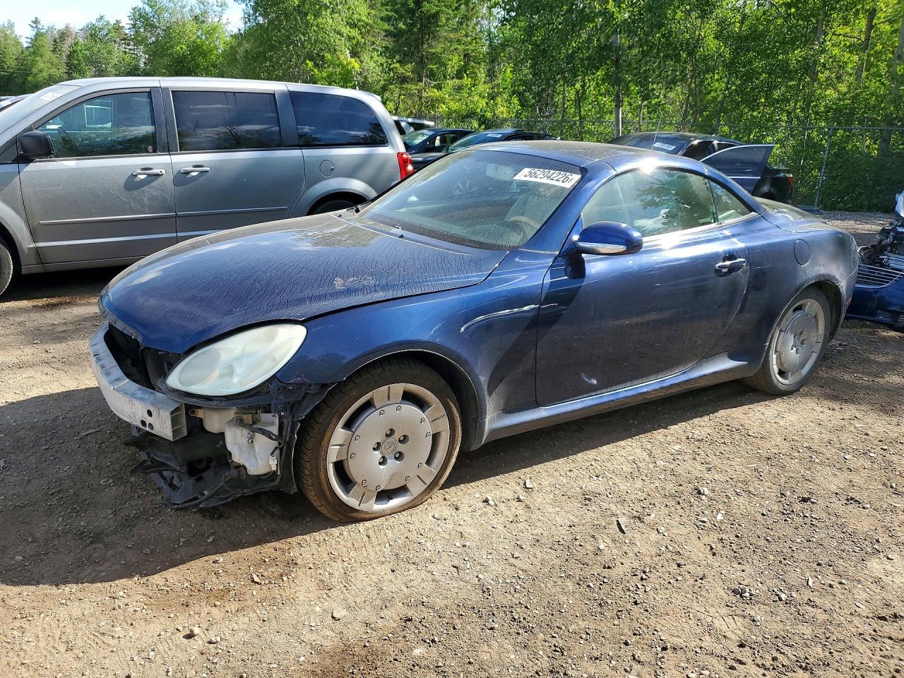 2002 Lexus SC 430, VIN JTHFN48Y720001872 — Front end