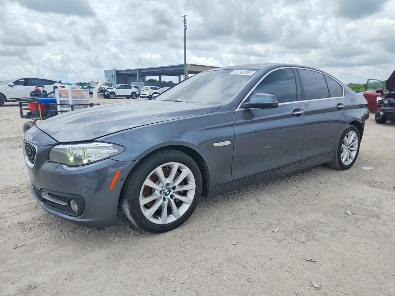 2016 BMW 5 Series 535i, VIN WBA5B1C58GG131950 — Rear end