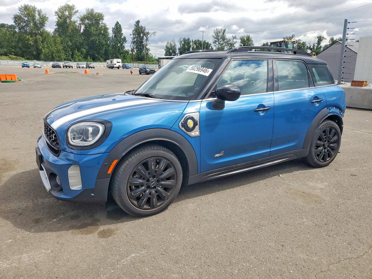 2021 MINI Countryman Cooper S E, VIN WMZ23BS06M3M43783 — Rear end