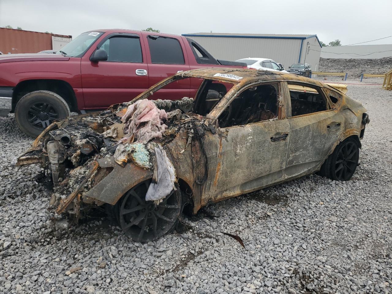 2024 Acura Integra Type S, VIN 19UDE5G94RA000628 — Engine fire