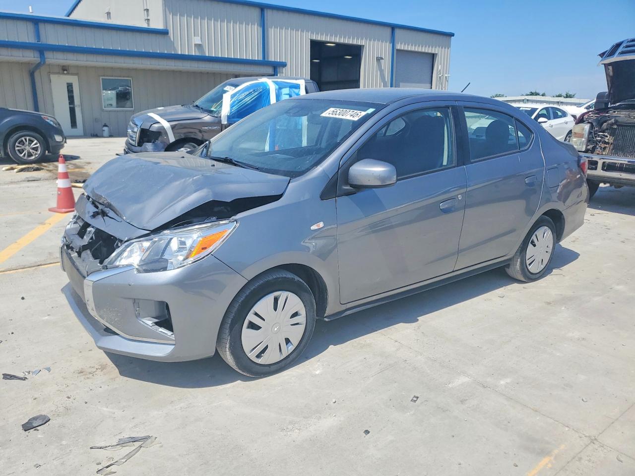 2021 Mitsubishi Mirage ES, VIN ML32FUFJ2MHF00995 — Front end