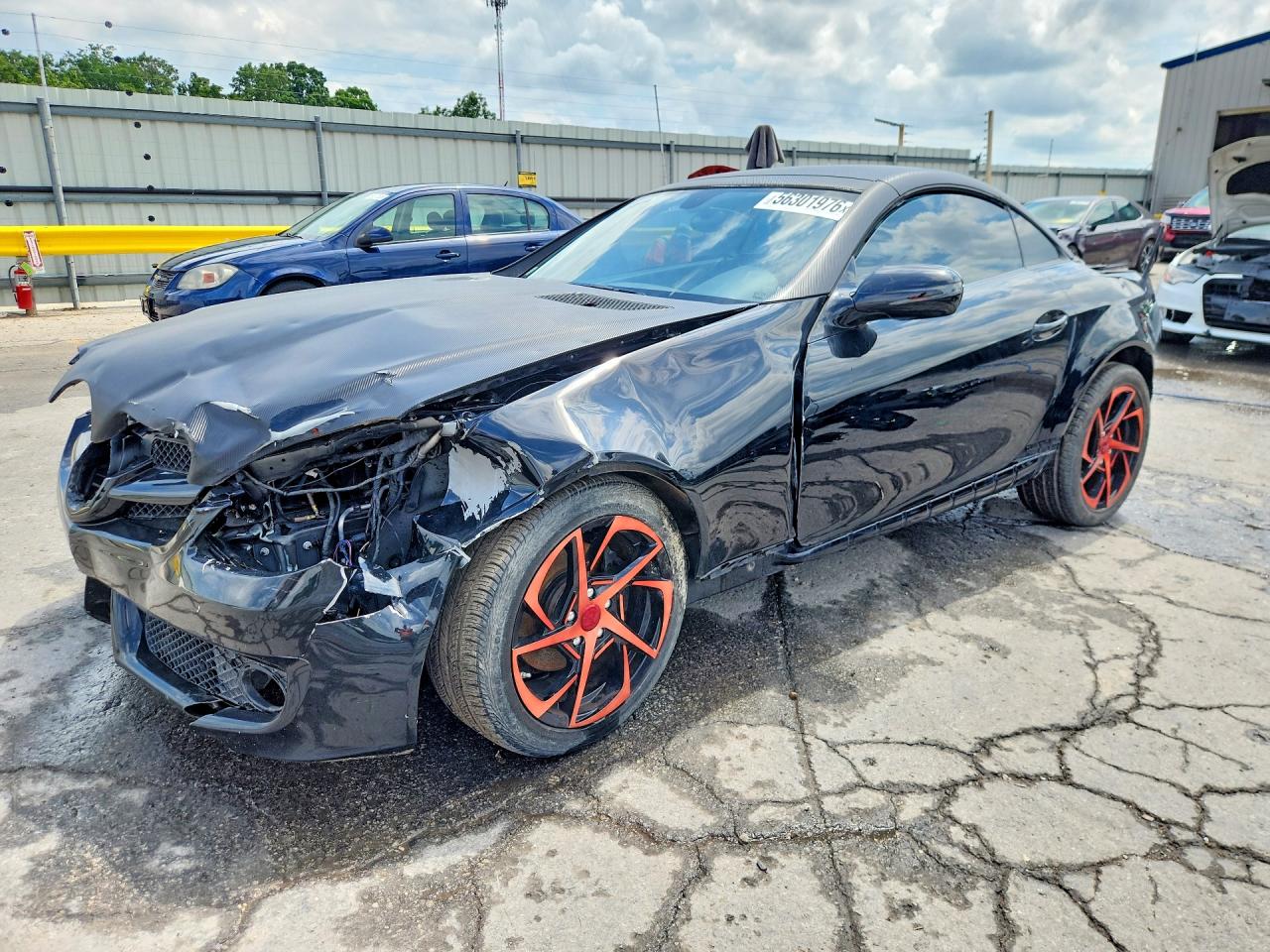 2009 Mercedes-Benz SLK 280, VIN WDBWK54F19F192490 — Front end