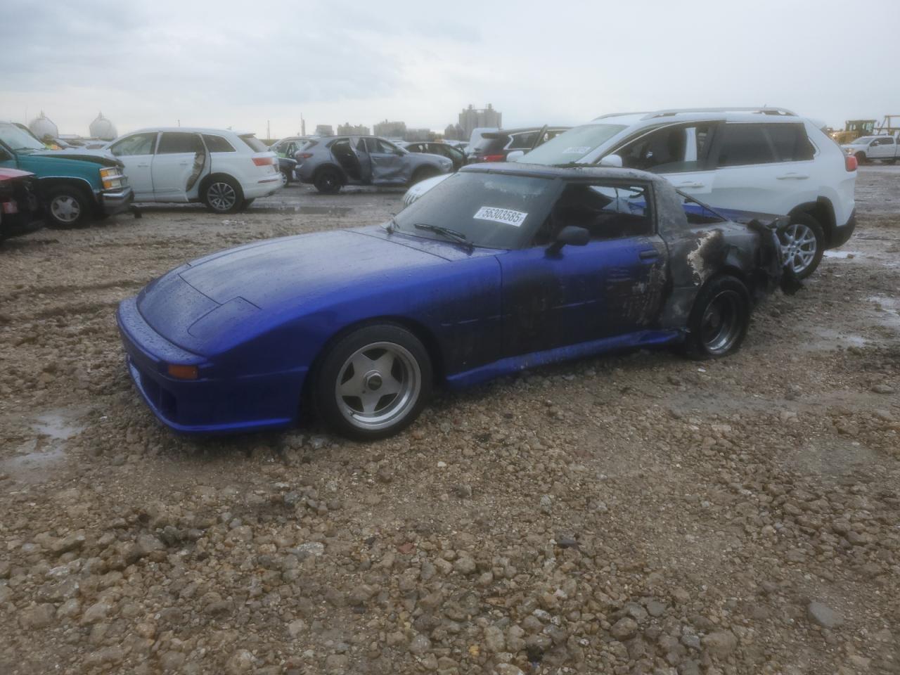 1984 Mazda RX-7, VIN JM1FB3321E0839696 — Burn