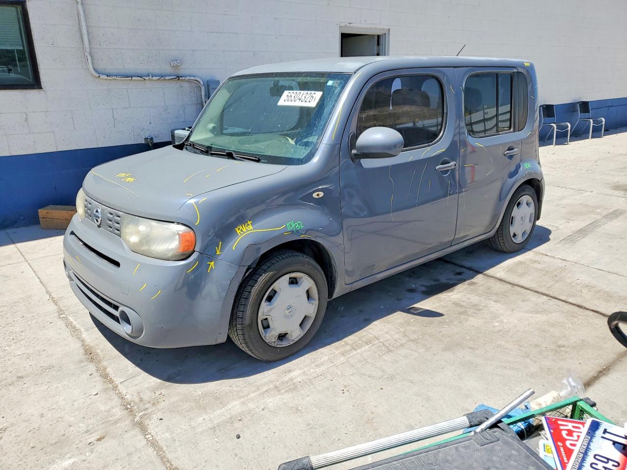 2014 Nissan Cube S, VIN JN8AZ2KR5ET352504 — Rear end