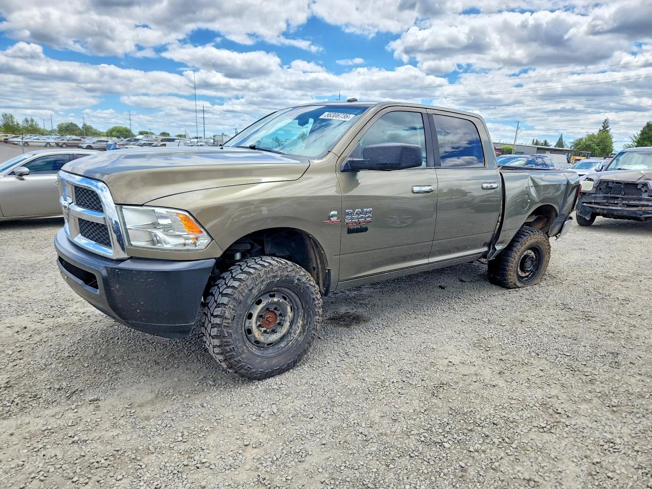 2013 Ram 2500 Big Horn, VIN 3C6UR5DL7DG612844 — Rear end