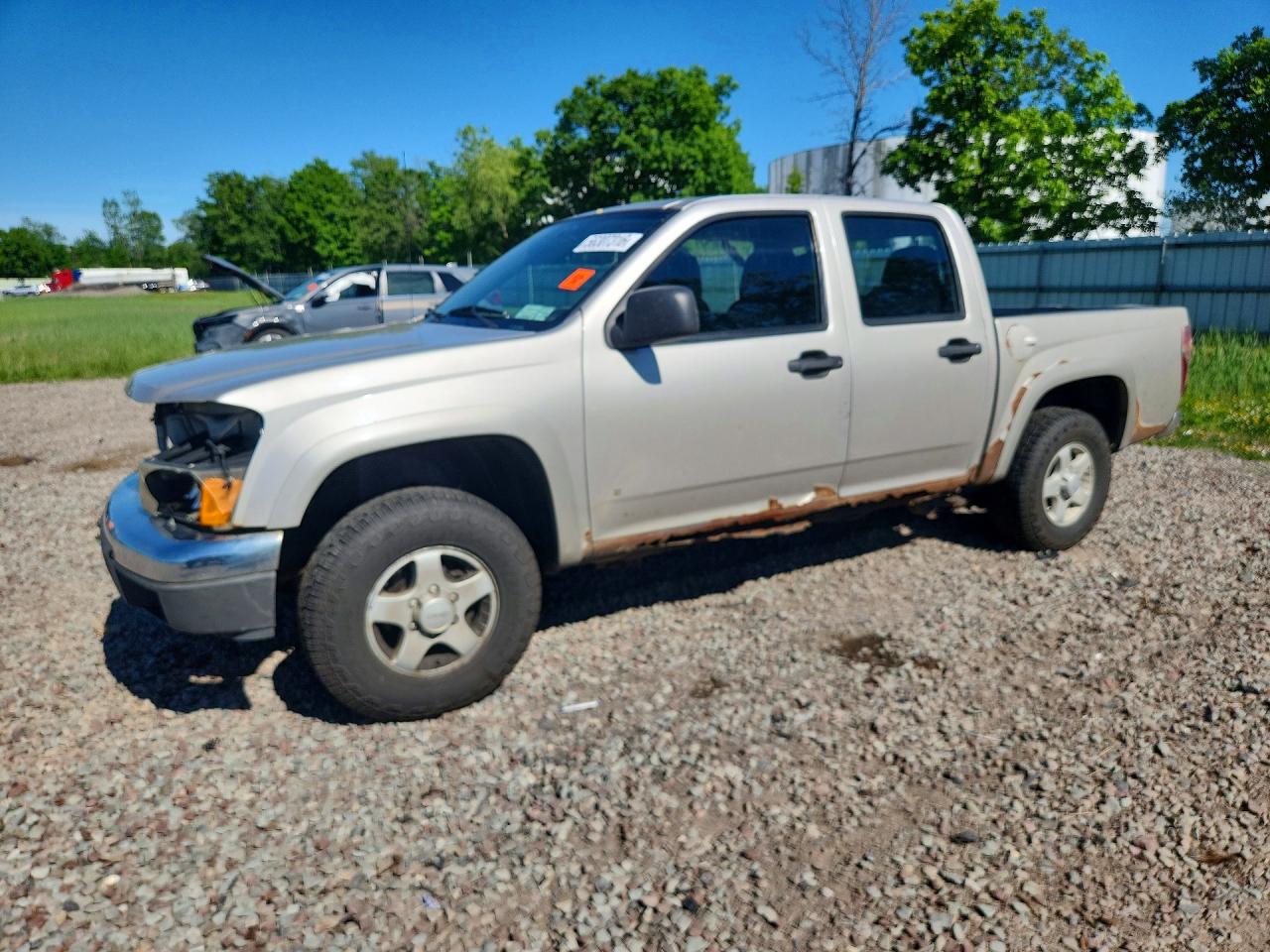 2007 GMC Canyon SLE1, VIN 1GTDT13E978119960 — Перед
