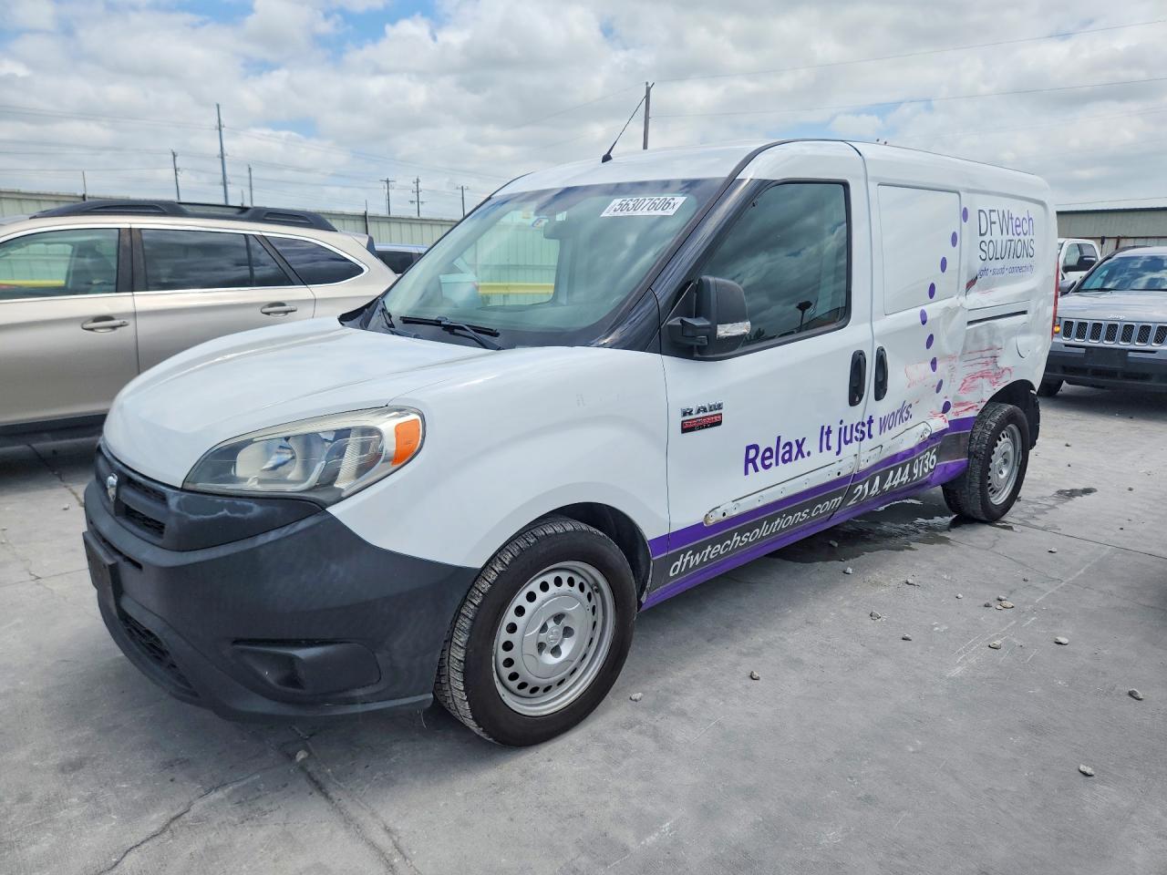2017 Ram ProMaster City Cargo Tradesman, VIN ZFBERFABXH6E36044 — Side