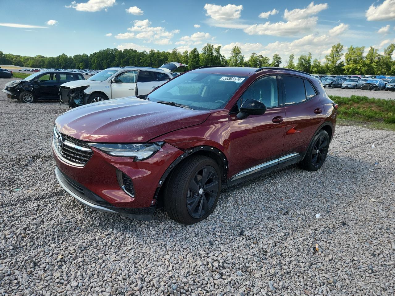 2021 Buick Envision Essence, VIN LRBFZNR41MD084233 — Бок