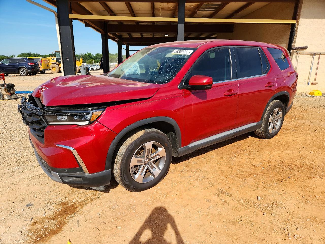 2024 Honda Pilot EX-L, VIN 5FNYG1H46RB002636 — Front end