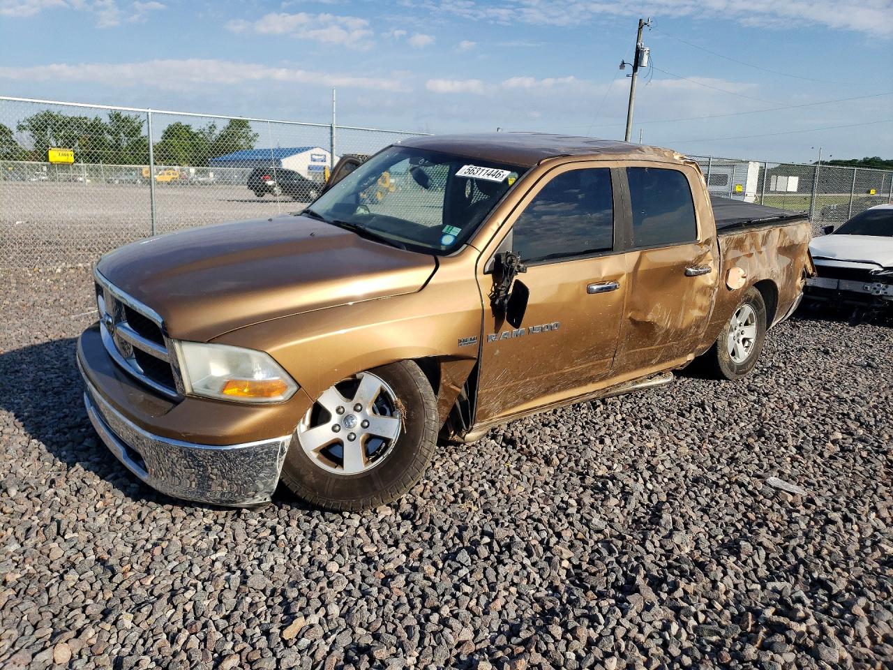 2012 Ram 1500 SLT, VIN 1C6RD7LT6CS142606 — Rollover