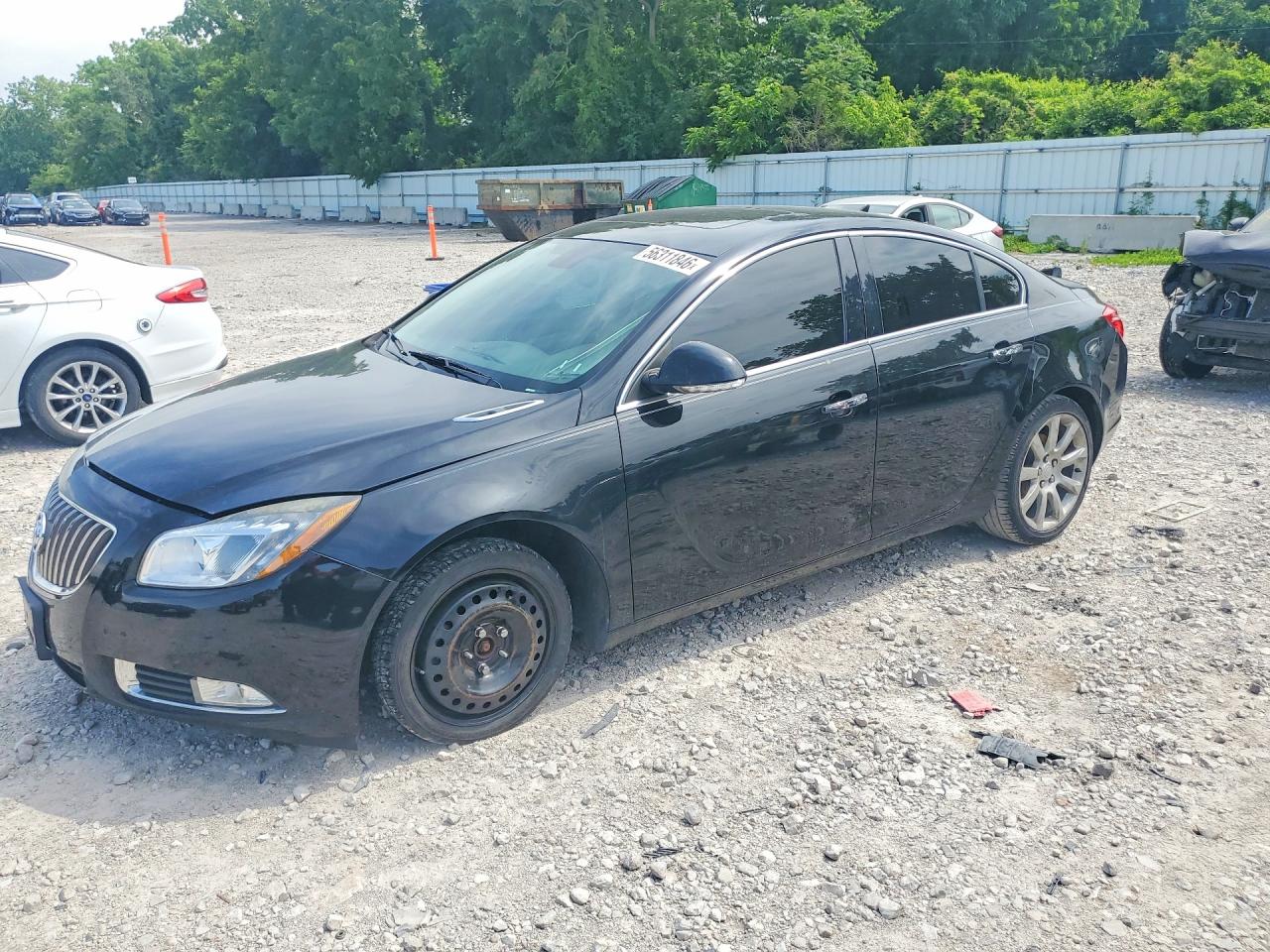 2013 Buick Regal Turbo Premium 3, VIN 2G4GU5GV7D9195944 — Бок