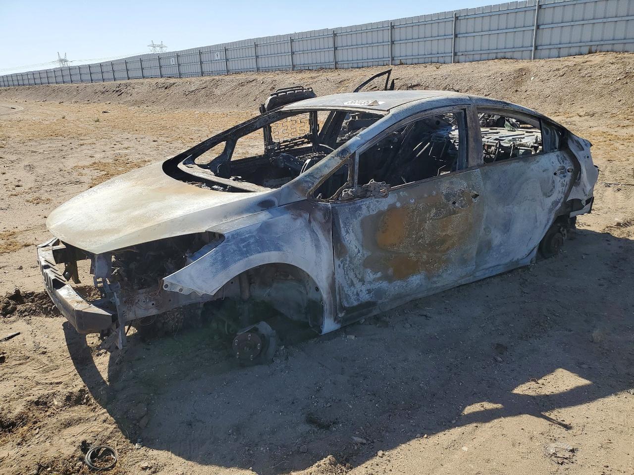 2016 Kia Forte LX, VIN KNAFX4A60G5599069 — Burn