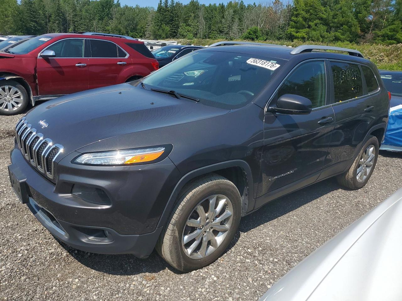 2017 Jeep Cherokee Limited, VIN 1C4PJMDS8HW558590 — Rear end