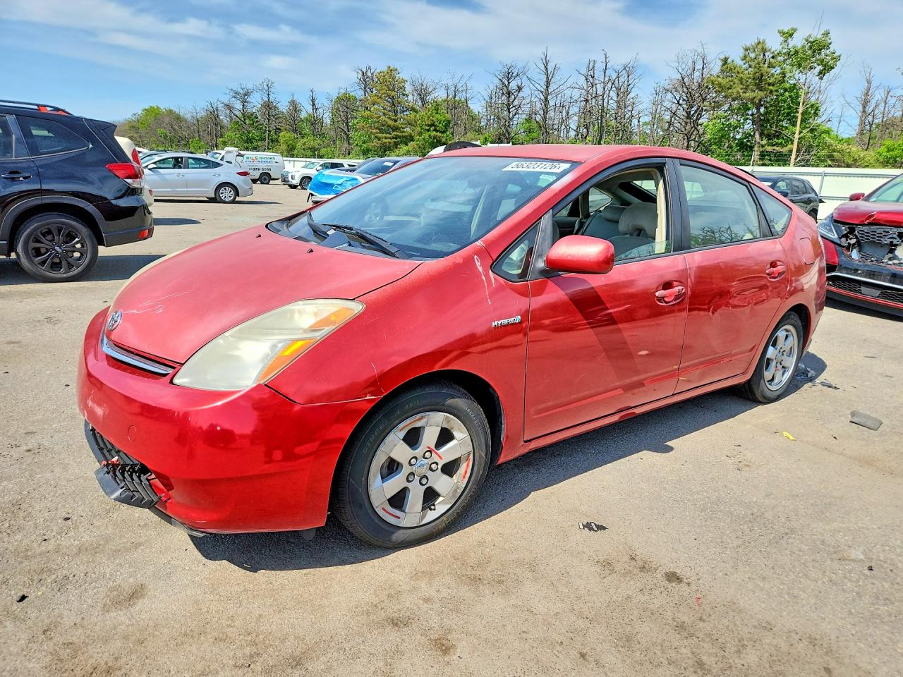 2008 Toyota Prius, VIN JTDKB20U687791803 — Front end