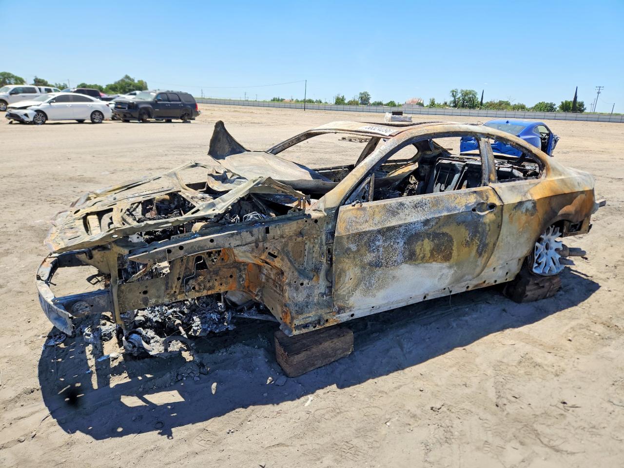 2007 BMW 3 Series 328i, VIN WBAWV13557PK48672 — Burn
