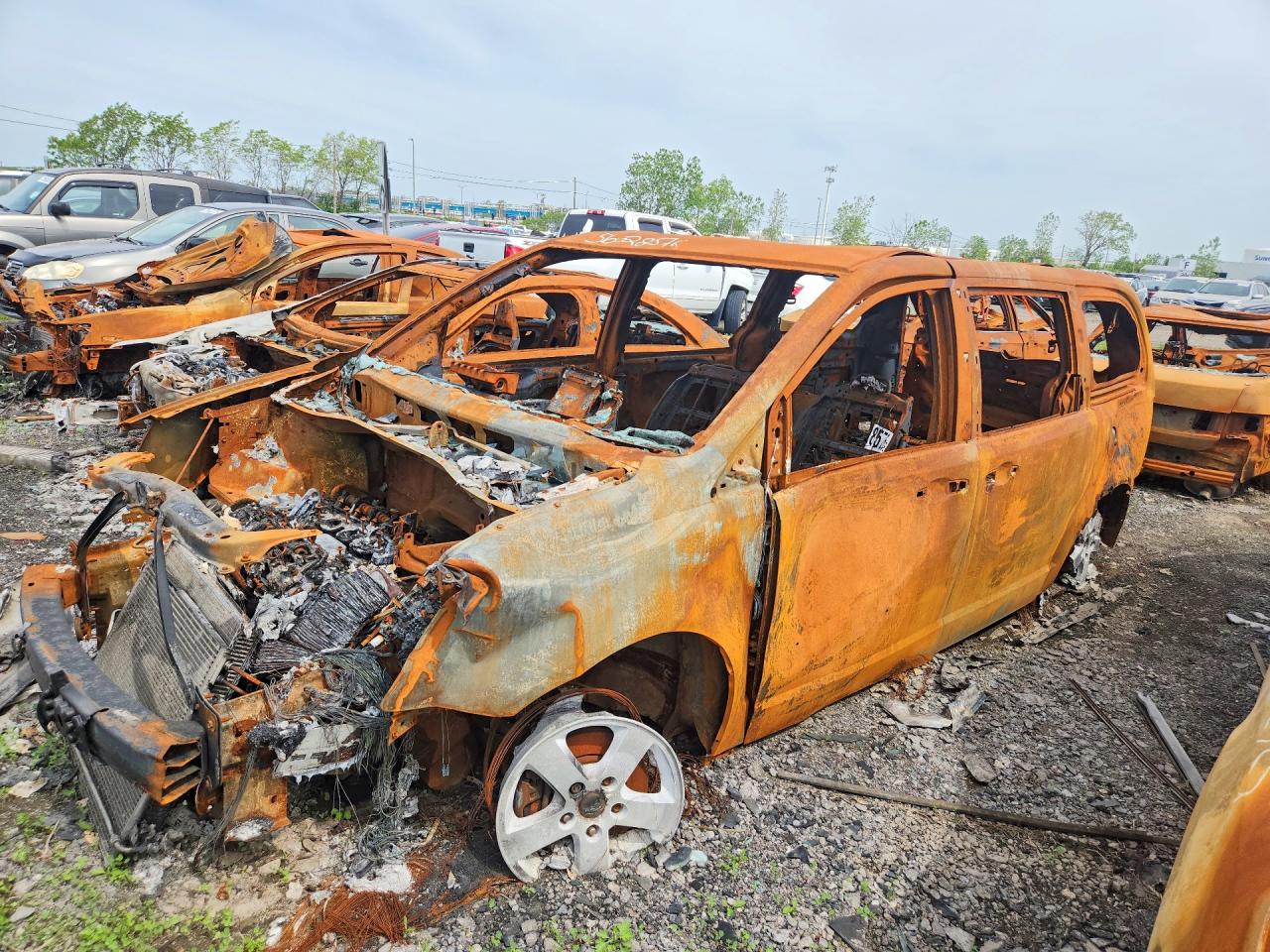 2011 Dodge Grand Caravan Express, VIN 2D4RN4DG4BR761536 — Burn