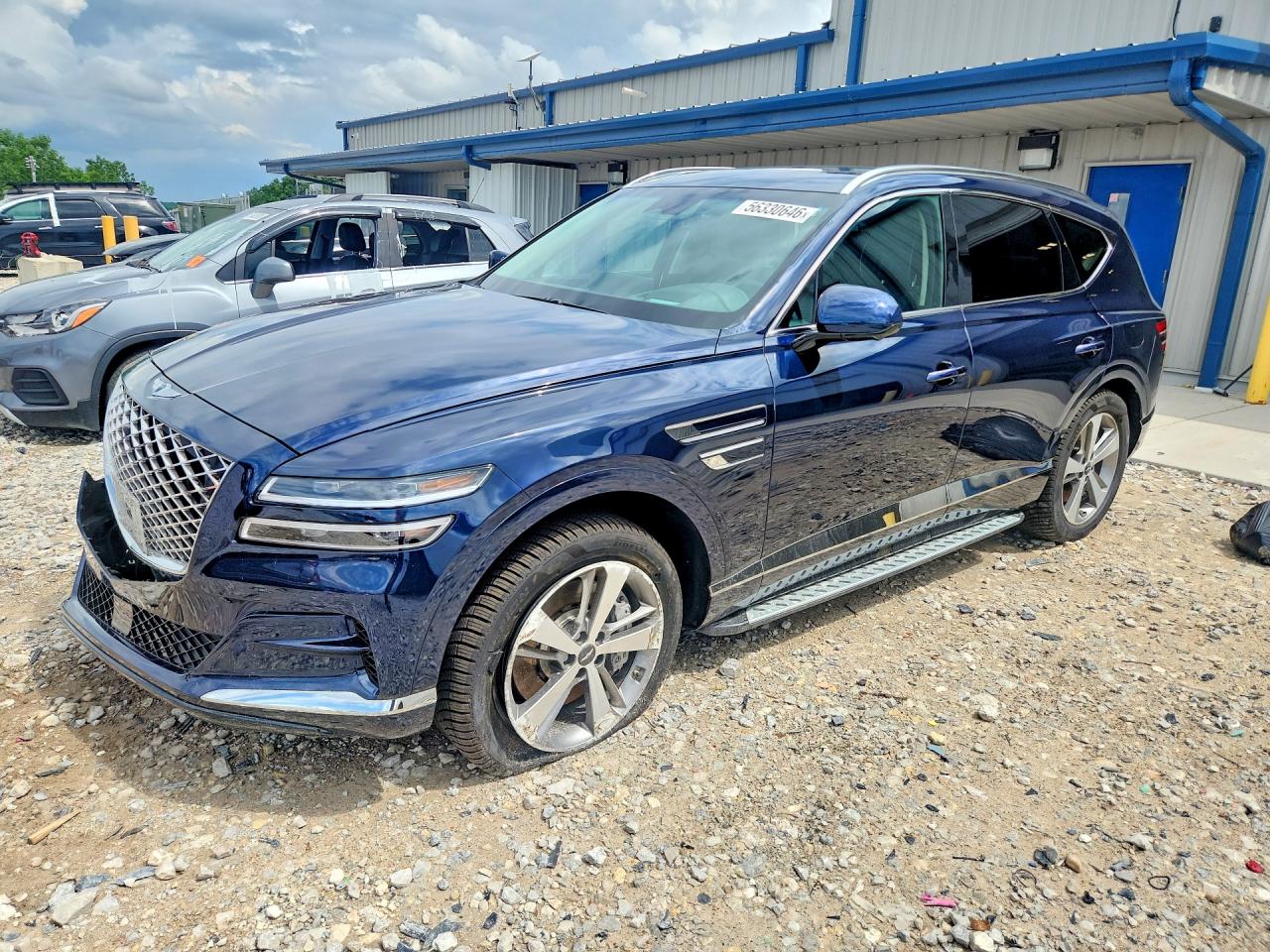 2021 Genesis GV80, VIN KMUHCESC0MU074710 — Front end