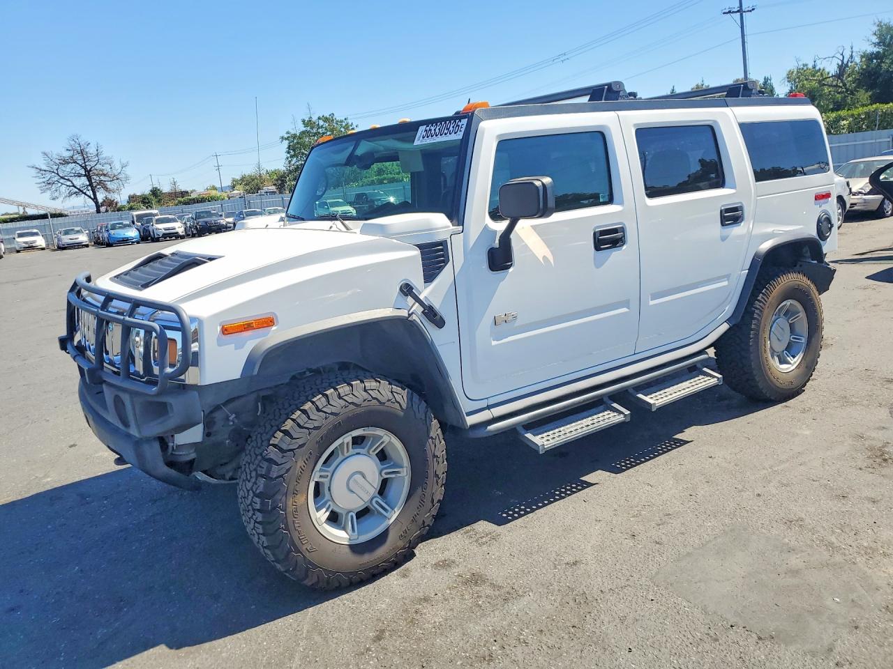 2005 Hummer H2 SUV, VIN 5GRGN23U25H101204 — Rear end
