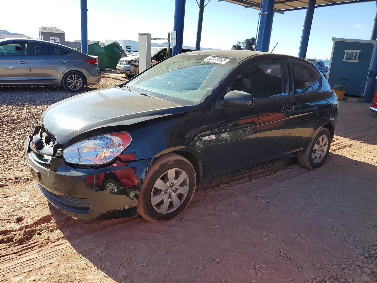 2011 Hyundai Accent GL, VIN KMHCM3AC9BU200829 — Перед