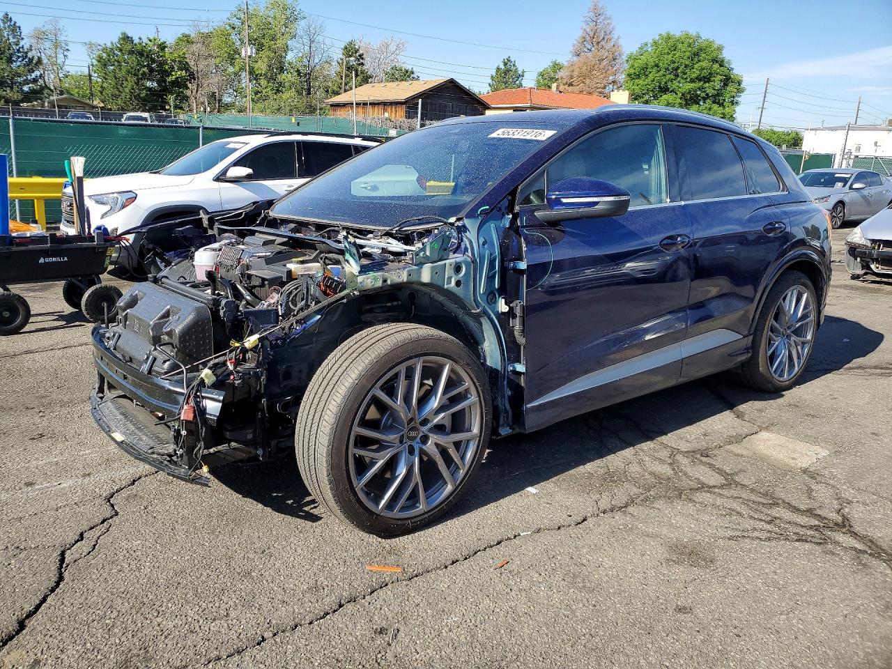 2025 Audi Q4 e-tron Premium Plus, VIN WA1LUBFZ8SP043833 — Front end
