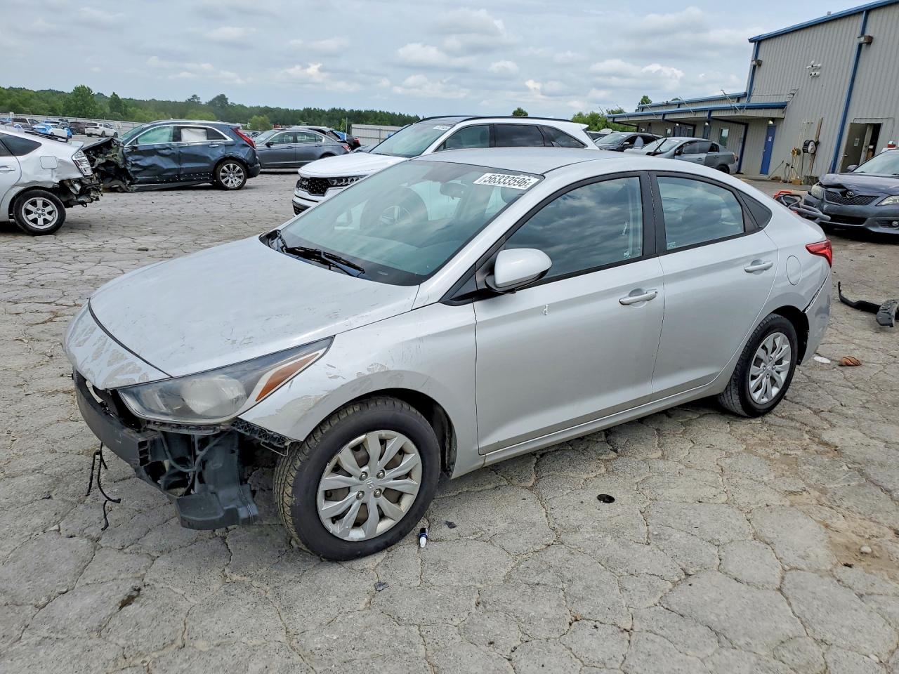 2019 Hyundai Accent SE, VIN 3KPC24A35KE058395 — Front end