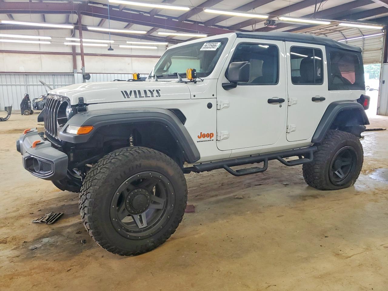 2023 Jeep Wrangler Willys, VIN 1C4HJXDN7PW522775 — Rear end