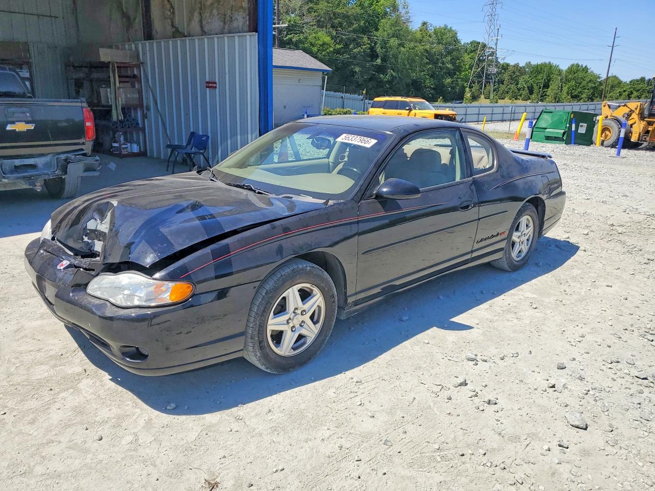 2002 Chevrolet Monte Carlo SS, VIN 2G1WX15K229275070 — Front end